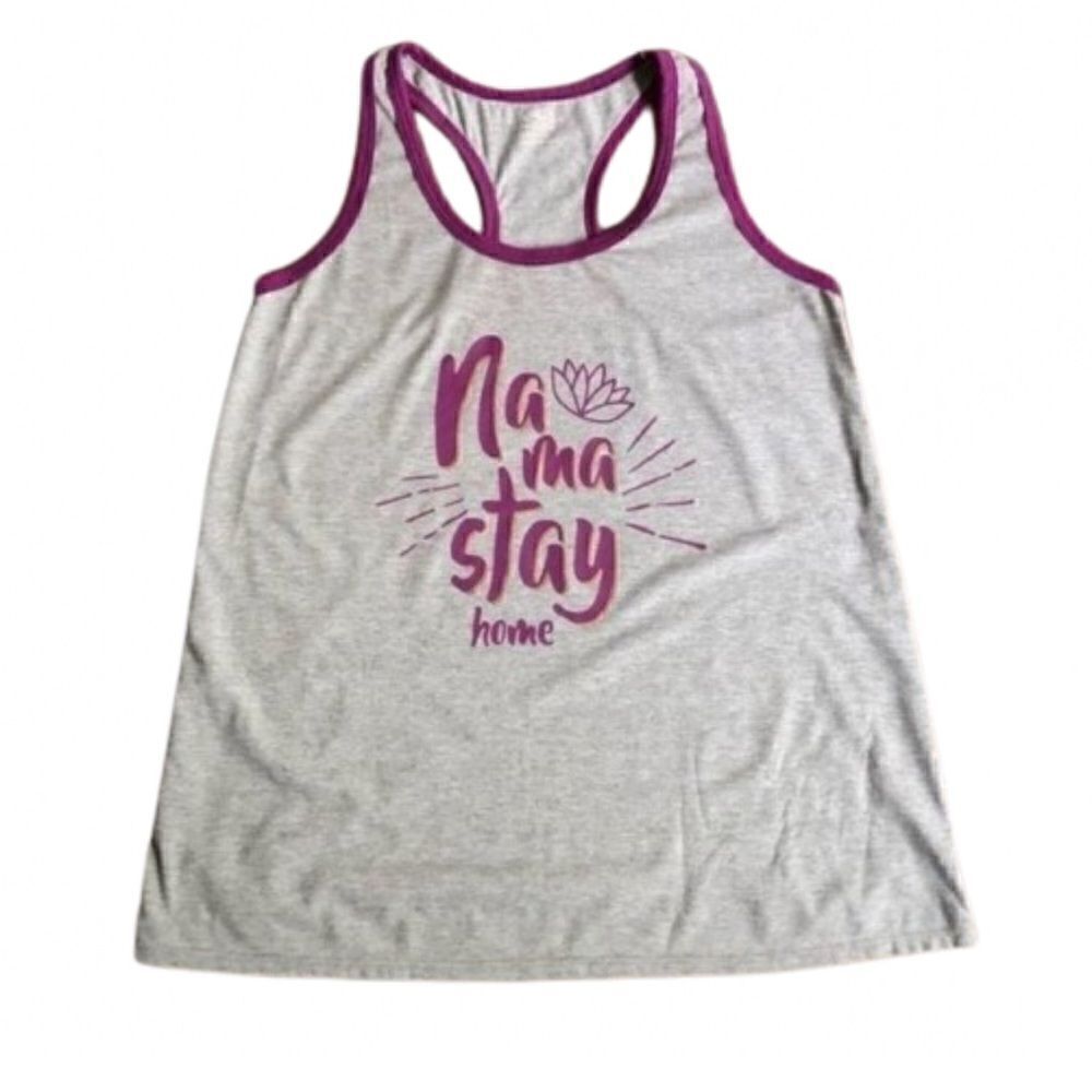 Athletic Na ma stay home Workout top. Size: L Athletic Works